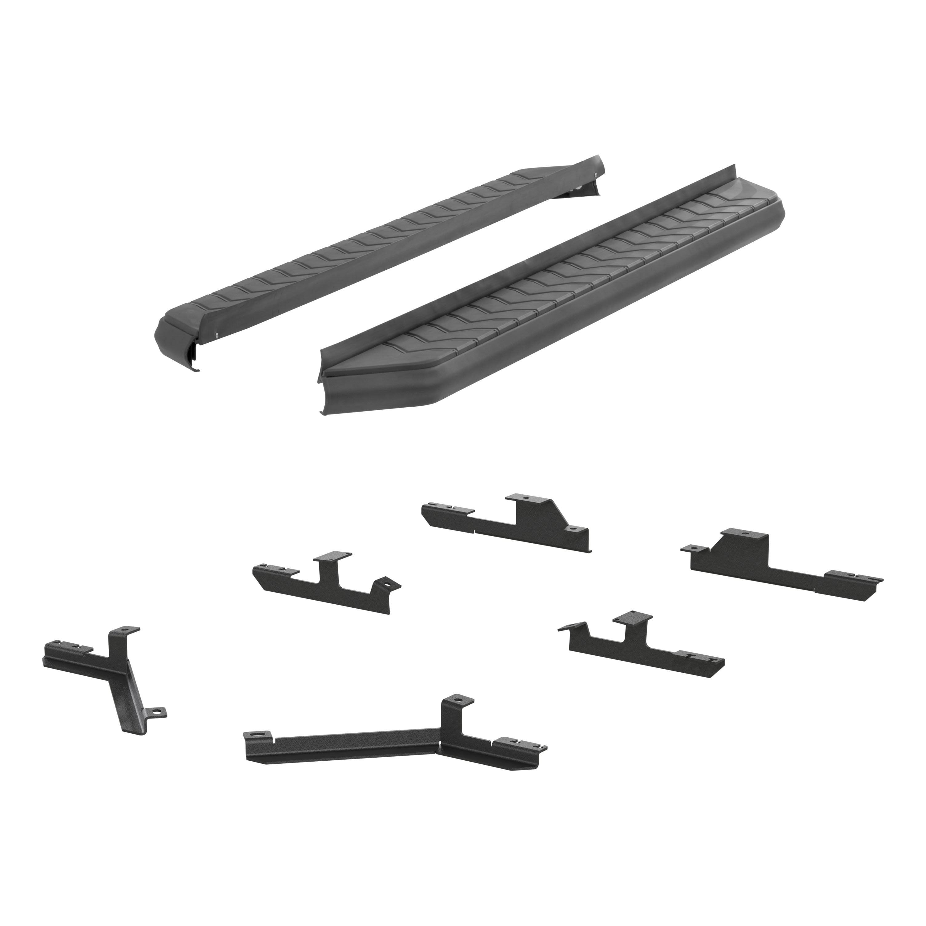 ARIES 2061022 AeroTread 5 x 73-Inch Black Stainless SUV Running Boards ...