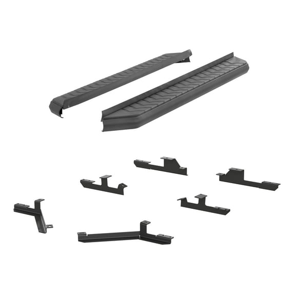 ARIES 2061022 AeroTread 5 x 73-Inch Black Stainless SUV Running Boards, Select Chevrolet Equinox, GMC Terrain