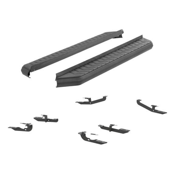 ARIES 2061032 AeroTread Running Boards 5" 70", Black Stainless For 2019-2020 Jeep Cherokee Limited, 2014-2018 Jeep Cherokee Latitude