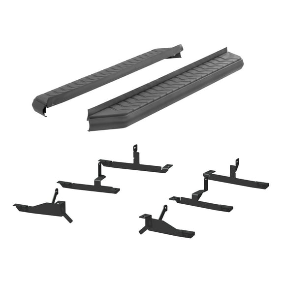 ARIES 2061035 AeroTread 5 x 73-Inch Black Stainless SUV Running Boards, Select GMC Acadia, Cadillac XT5 Fits select: 2017 GMC ACADIA LIMITED