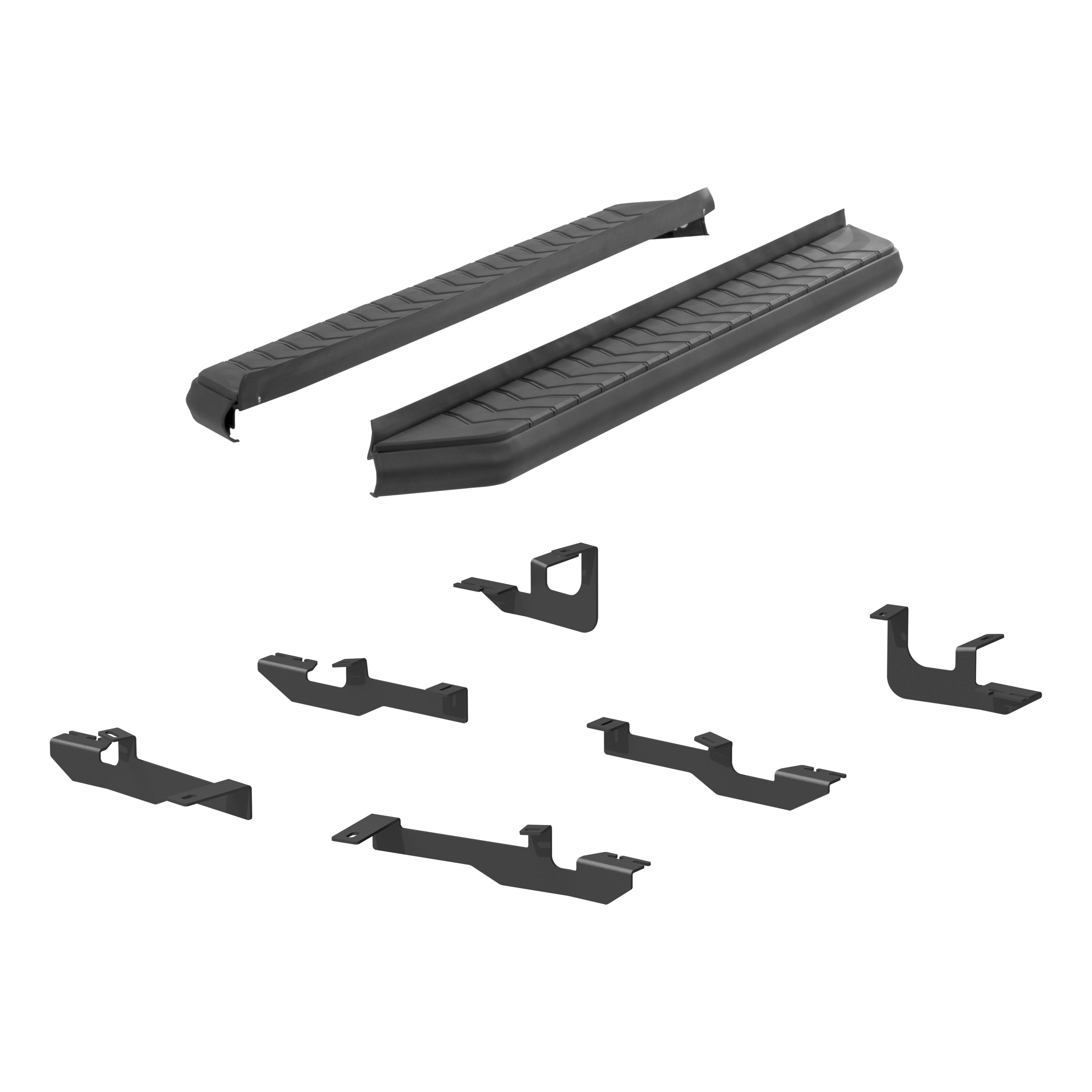 ARIES 2061039 AeroTread 5 x 67-Inch Black Stainless SUV Running Boards ...