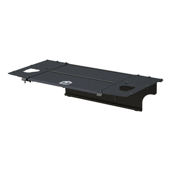ARIES 2070465 Black Aluminum Cargo Cover Storage Box Lid, Select Jeep Wrangler JK Unlimited