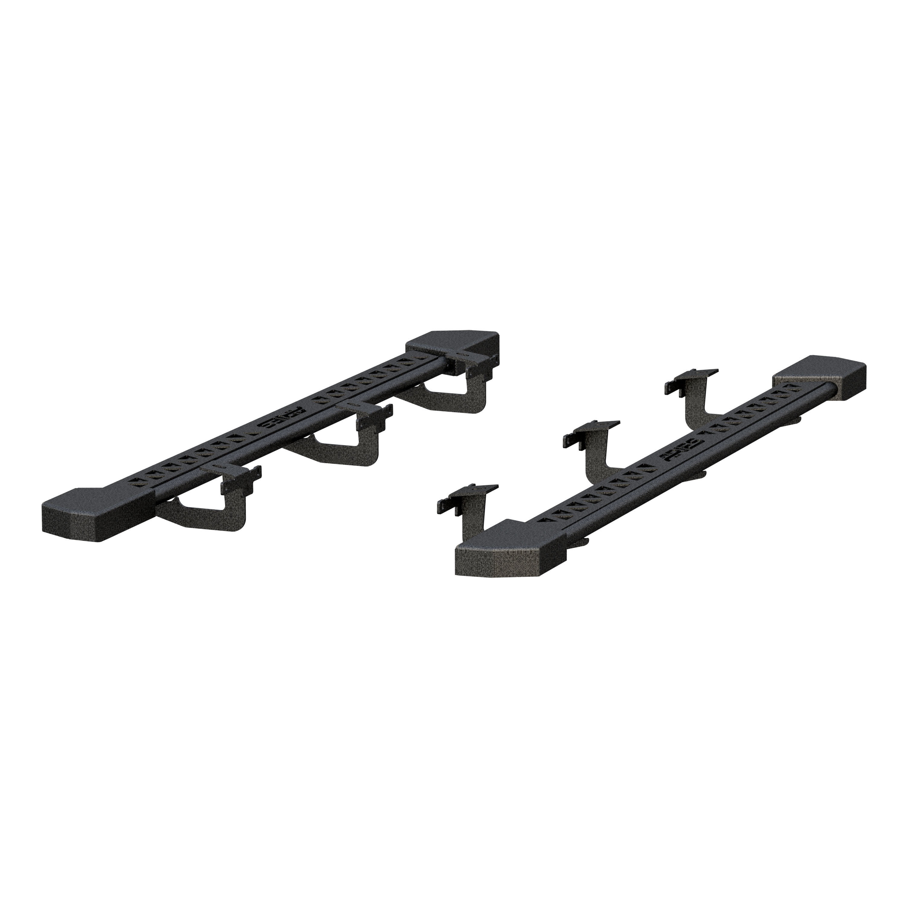 ARIES 2074103 Black Steel Rocker Step Guard Running Boards, Select Jeep ...