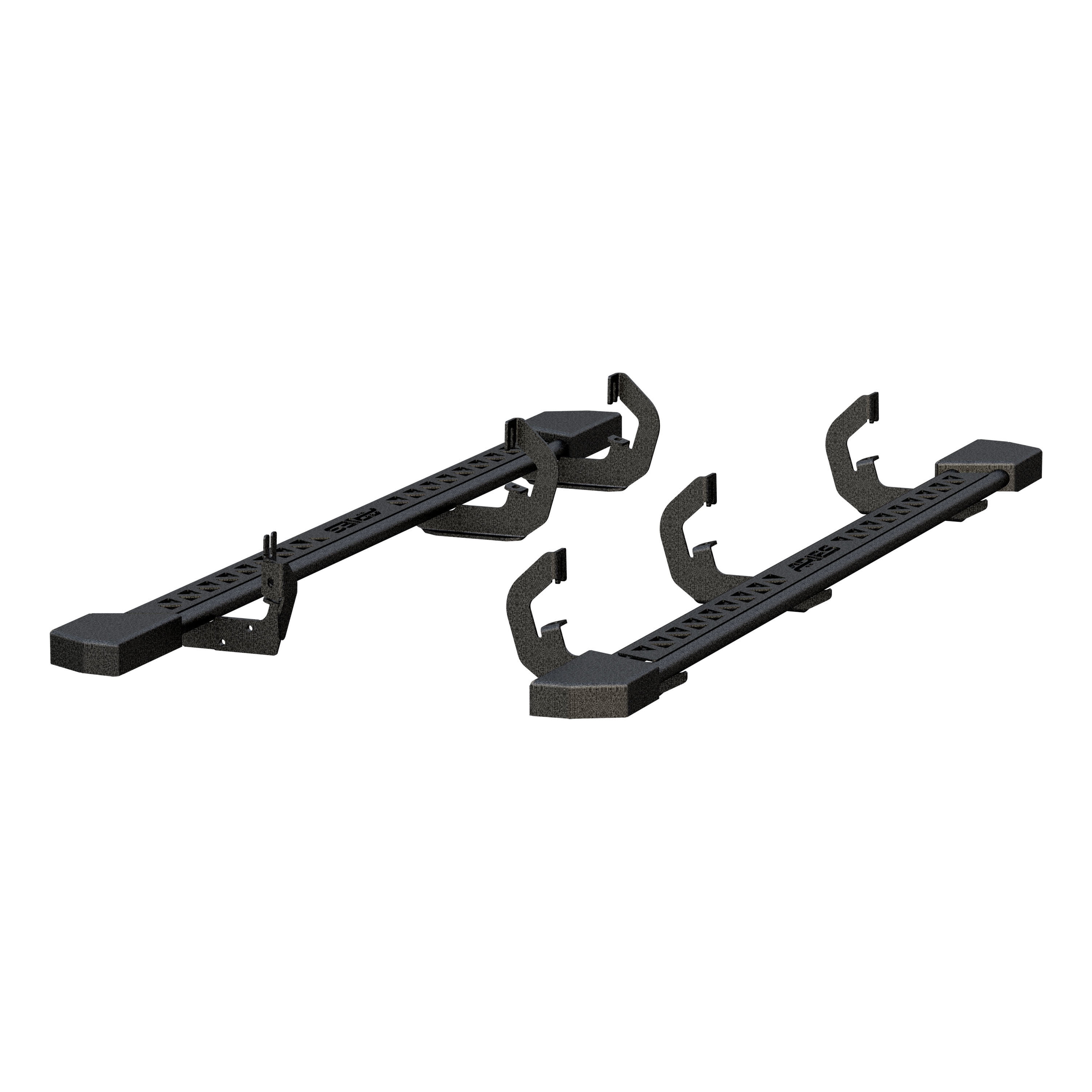ARIES 2074108 Black Steel Rocker Step Guard Running Boards, Select Chevrolet Silverado, GMC Sierra 1500, 2500, 3500 HD Fits select: 2007 GMC NEW SIERRA, 2019 CHEVROLET SILVERADO LD