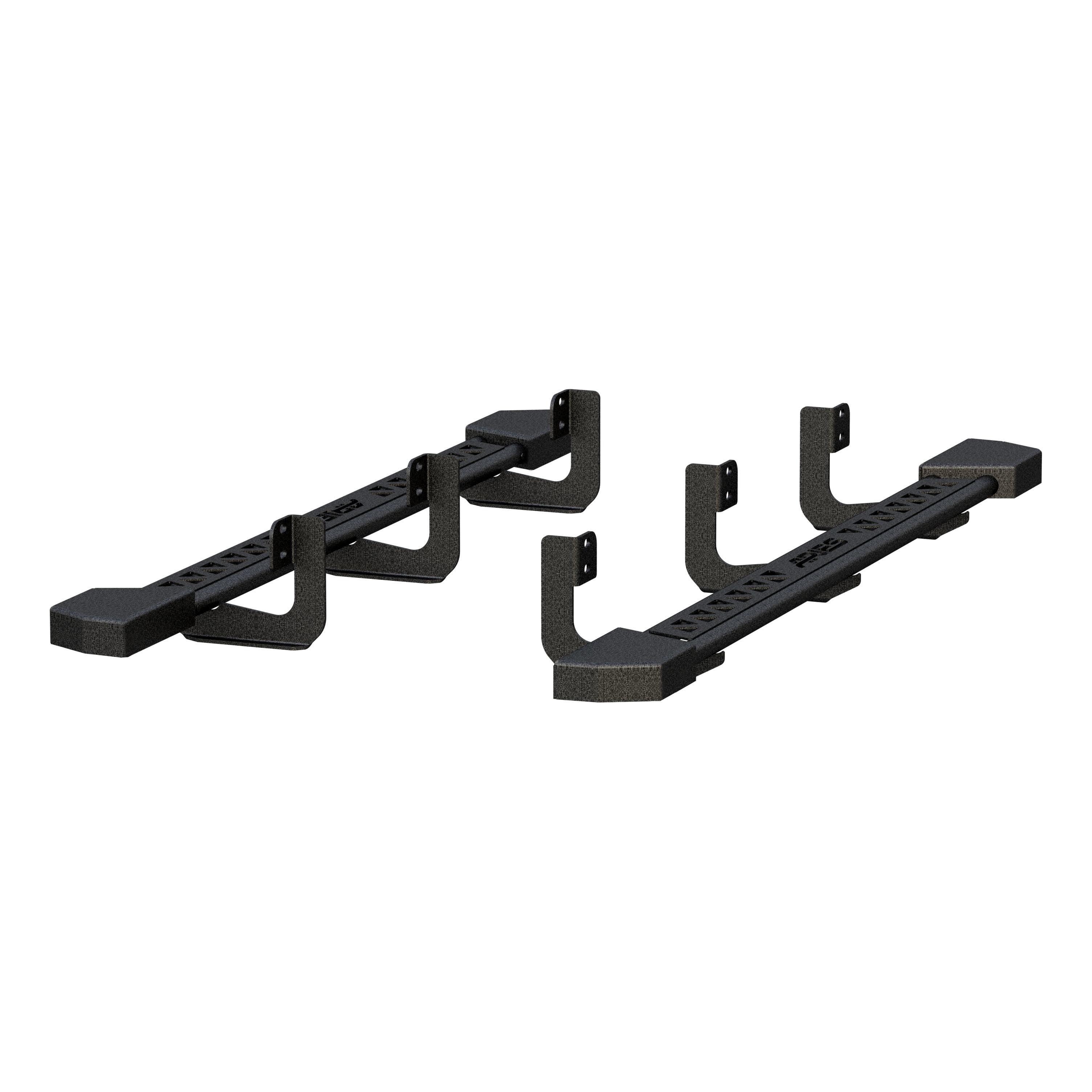 ARIES 2074142 Black Steel Rocker Step Guard Running Boards, Select ...