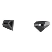 ARIES 2081209 TrailChaser Black Aluminum Front Bumper Corners Only, Select Jeep Wrangler JL, Gladiator