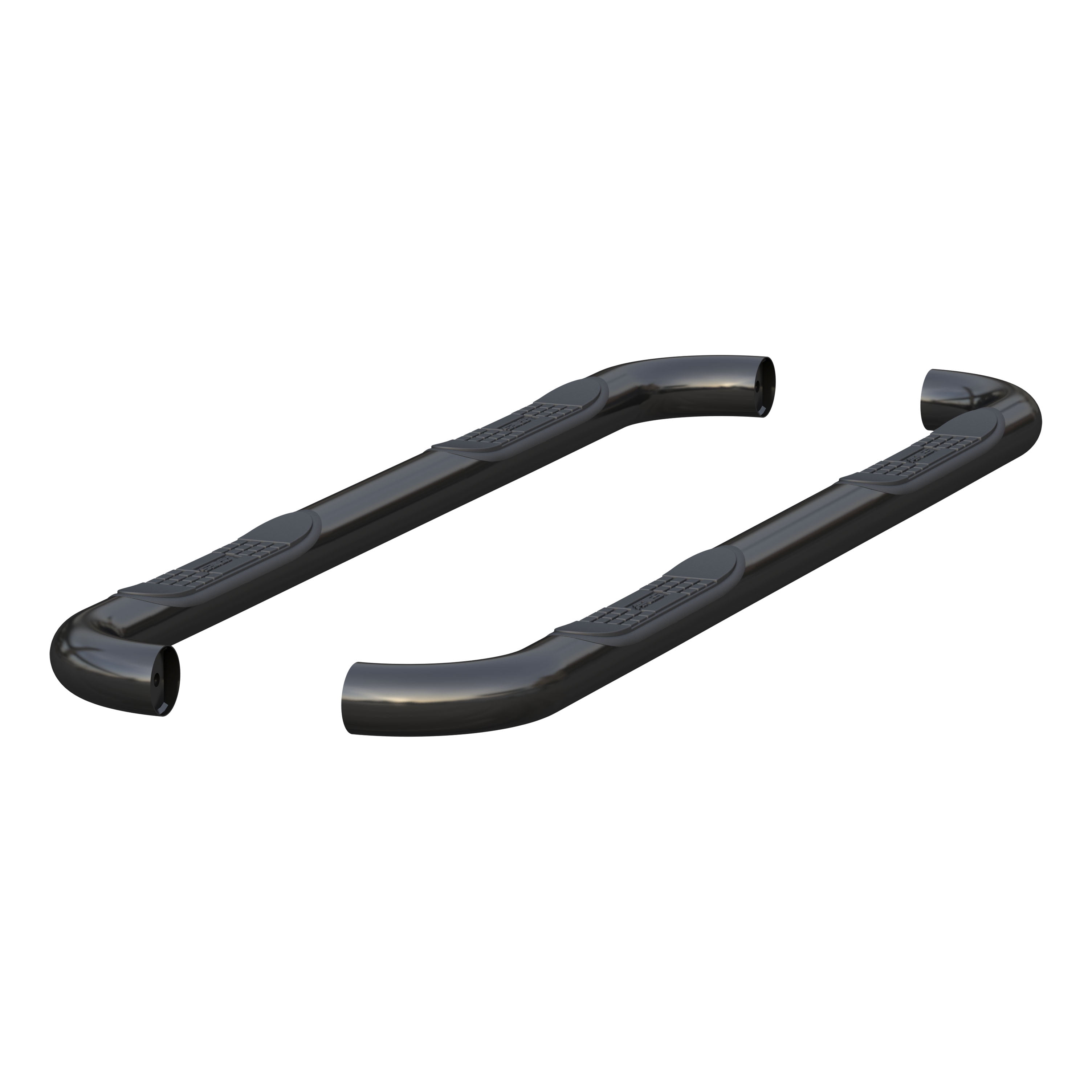 ARIES 215040 3-Inch Round Black Stainless Steel Nerf Bars, No-Drill, Select Dodge, Ram 1500