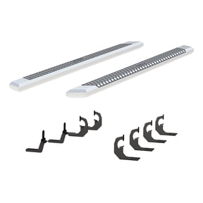 ARIES 2555046 AdvantEDGE Chrome Aluminum 91-Inch Truck Running Boards, Chevrolet Silverado, GMC Sierra 2500, 3500 HD Fits : 2007 GMC New