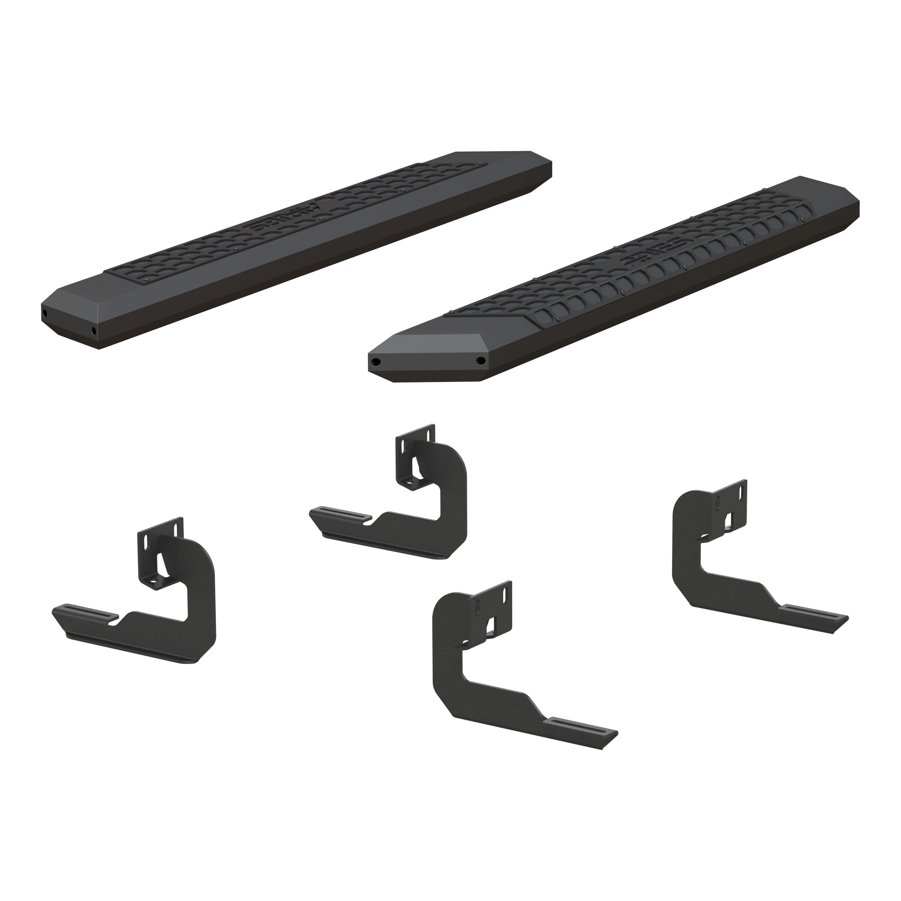 ARIES 2556007 AdvantEDGE Black Aluminum 53-Inch Truck Running Boards, Select Ford F-150 Fits select: 2004 FORD F150 SUPERCREW, 2005-2009 FORD F150