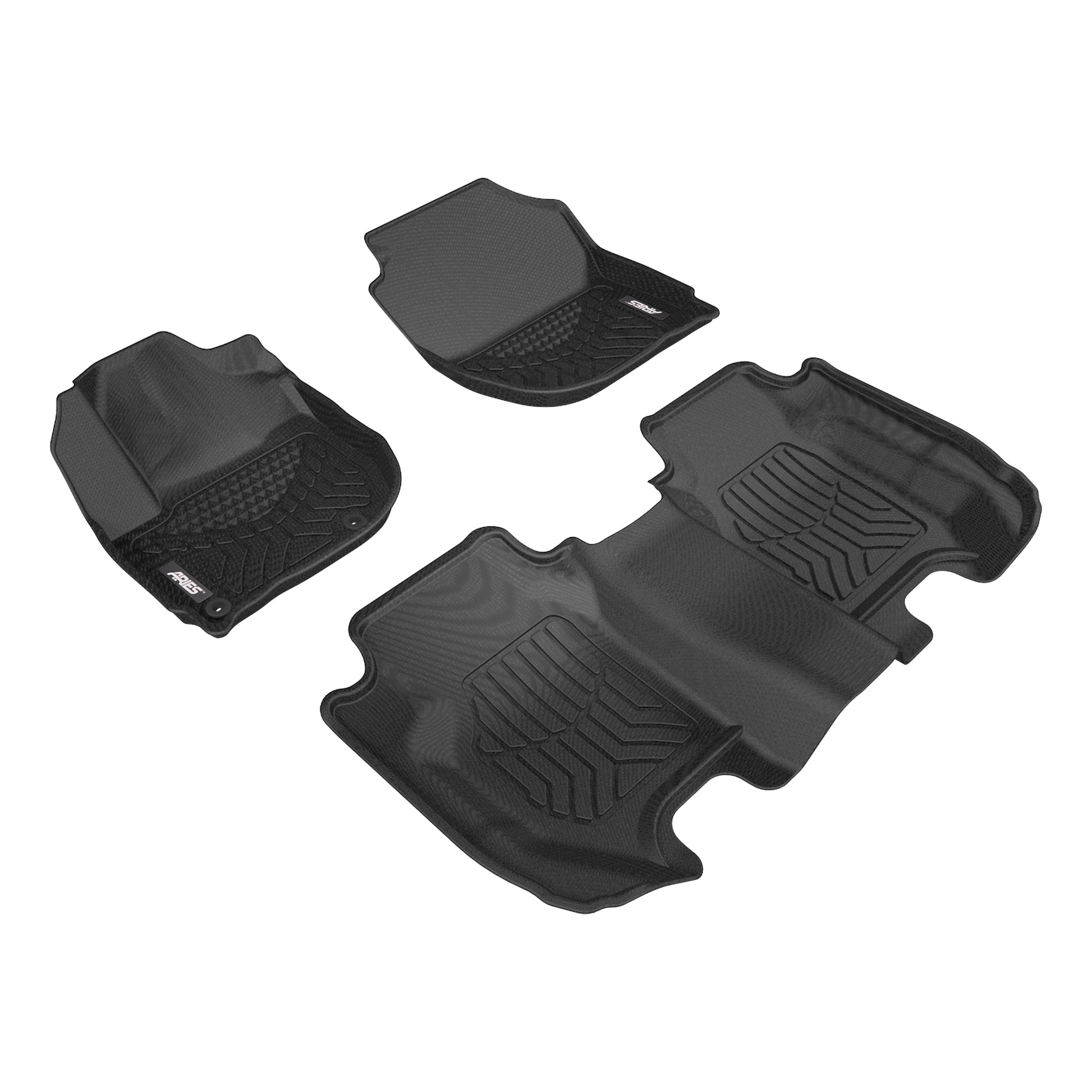ARIES 2803509 StyleGuard XD Black Custom Floor Liners, Select Honda Fit