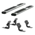 thumbnail image 1 of ARIES 4444042 6 x 75-Inch Oval Polished Stainless Steel Nerf Bars, Select Ford F-150, F-250, F-350, F-450, F-550 Super Duty Fits select: 2015-2023 FORD F150, 2017-2022 FORD F250, 1 of 2