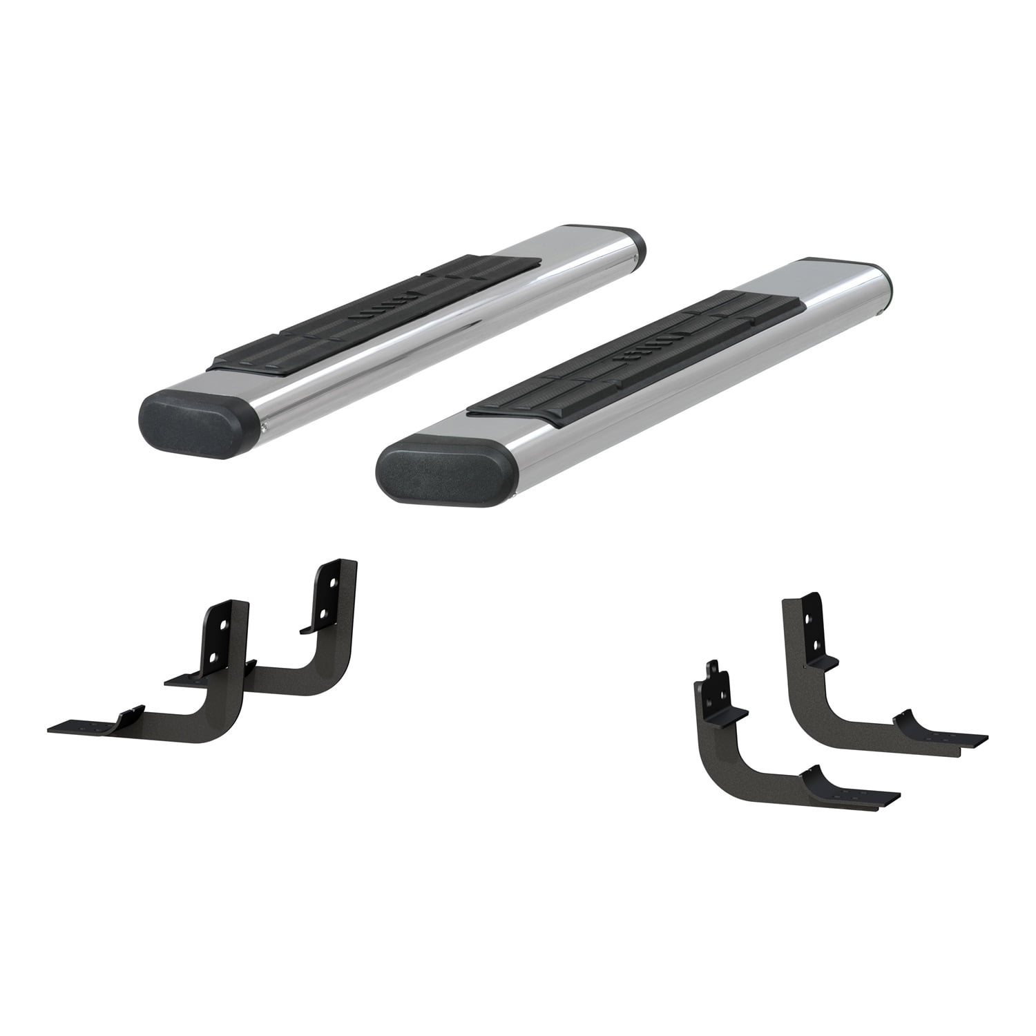 ARIES 4-Inch Oval Nerf Bars - Polished Stainless Steel - Perfect Fit For Ram 1500 & Dodge Ram 1500 Trucks