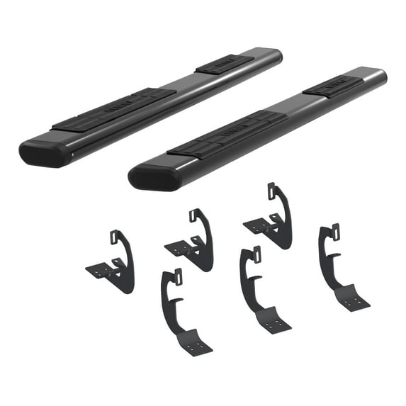 ARIES 4445004 6 x 75-Inch Oval Black Aluminum Nerf Bars, Select Chevrolet, GMC C, K Fits select: 1988-2000 CHEVROLET GMT-400, 1989-2000 GMC SIERRA