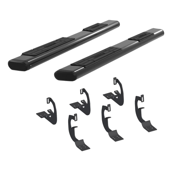 ARIES 4445013 6 x 85-Inch Oval Black Aluminum Nerf Bars, Select Dodge Ram 1500 Fits select: 2003-2006,2008 DODGE RAM 1500 ST/SLT