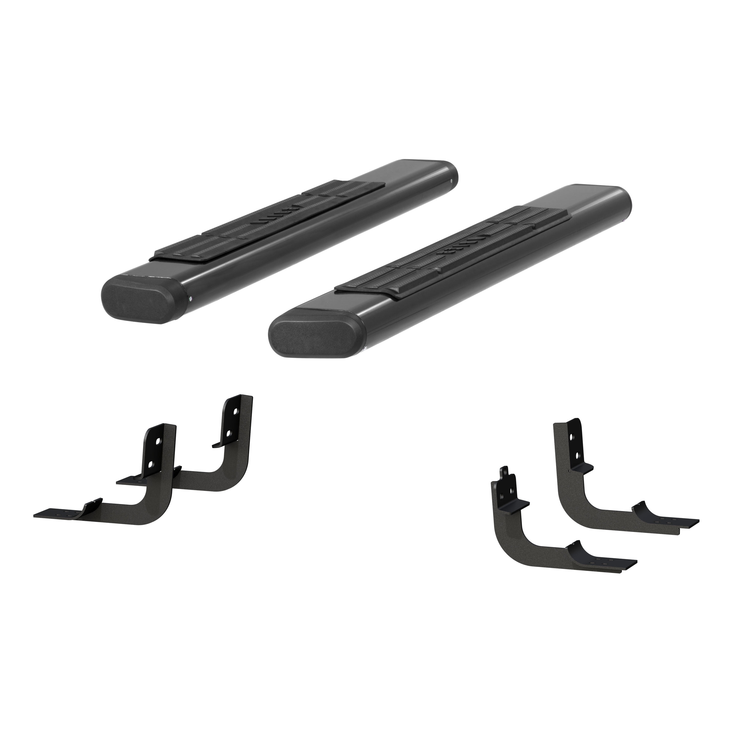 ARIES 4445043 6 x 53Inch Oval Black Aluminum Nerf Bars, Select Ram