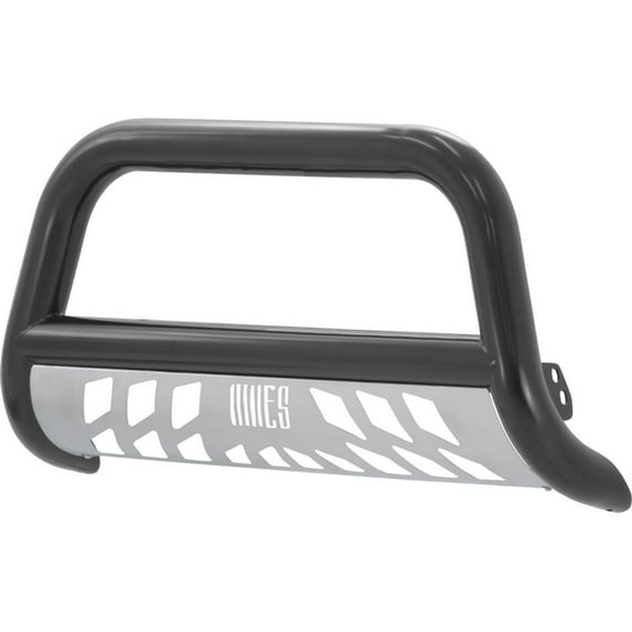 ARIES B35-4013 3-Inch Black Steel Bull Bar, No-Drill, Select Chevrolet Silverado, GMC Sierra 2500, 3500 HD