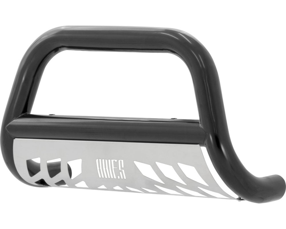 Aries 3" Stainless Steel Bull Bar With Skid Plate For Nissan Frontier, Pathfinder, Xterra - No Drill Installation - View #5