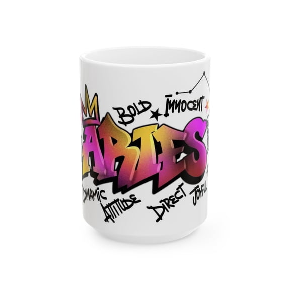 ARIES Ceramic Mug, (11oz, 15oz)