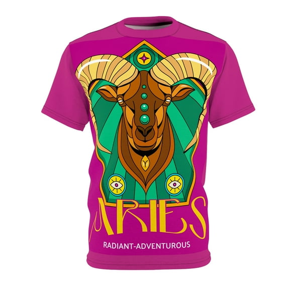 ARIES Radiant Adventurous Zodiac Limited edition Unisex AOP Cut & Sew Tee