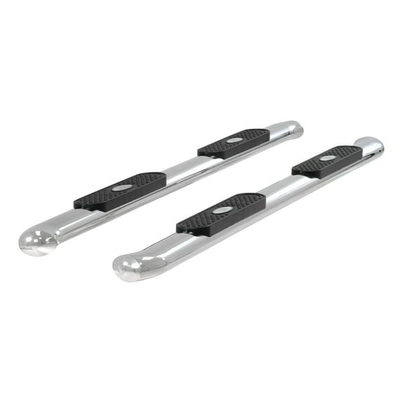 ARIES S224013-2 4-Inch Oval Polished Stainless Steel Nerf Bars, Select Chevrolet Silverado, GMC Sierra 1500, 2500, 3500 HD Fits select: 2011 ,2013 CHEVROLET SILVERADO K1500 LT