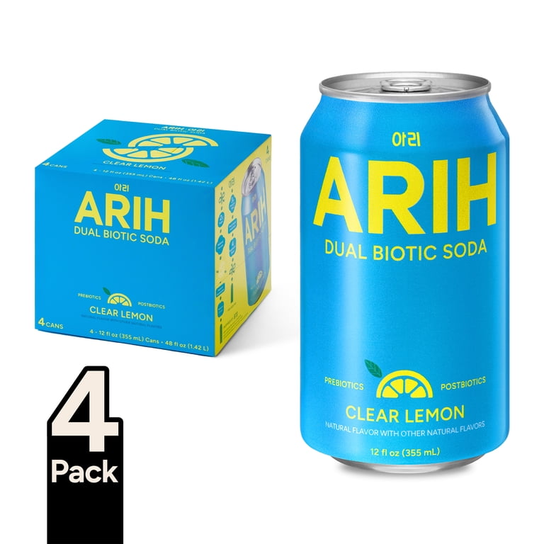 ARIH Dual Biotic Soda, Functional Prebiotic and Postbiotic Soda