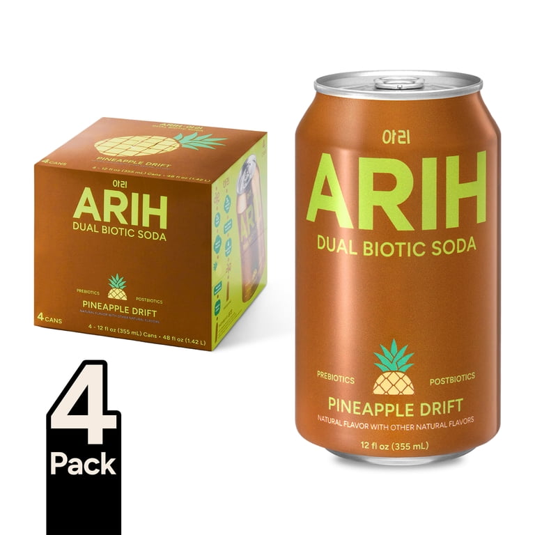 ARIH Dual Biotic Soda, Functional Prebiotic and Postbiotic Soda