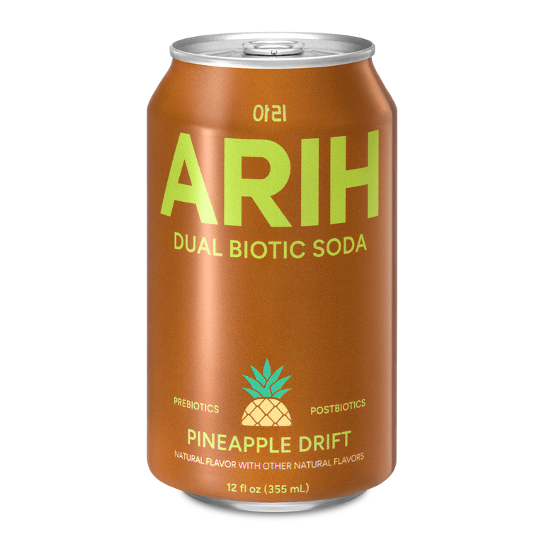 ARIH Dual Biotic Soda, Functional Prebiotic and Postbiotic Soda