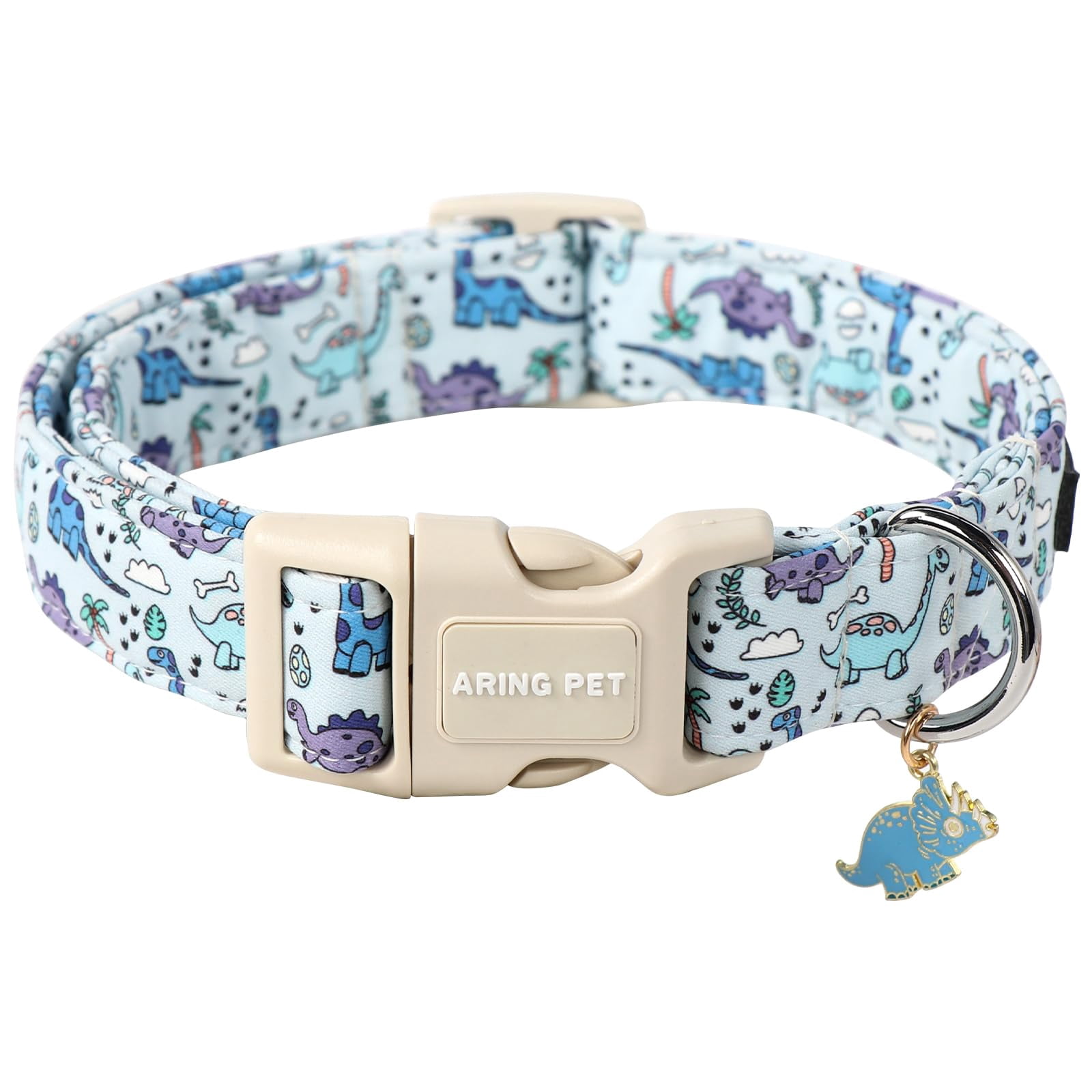 ARING PET Dinosaur Dog Collar-Cute Dog Collar for Small Dogs