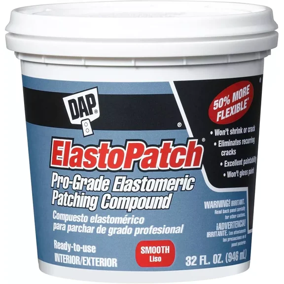 ARISE- 1 Qt 12278 Elastopatch White Pro-Grade Elastomeric Patching Compound