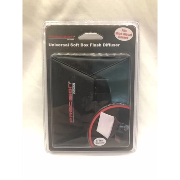 ARISE- Precision Design Universal Soft Box Flash Diffuser Fits Shoe-Mount Flashes