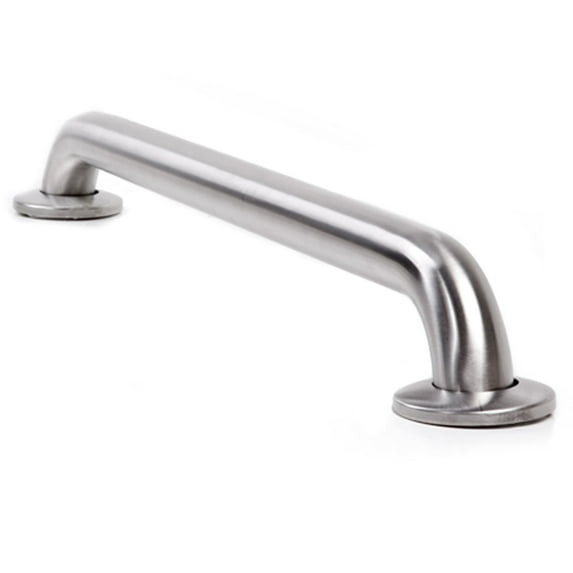 ARISTA 16 in. x 1-1/2 in. Concealed Screw Brushed Stainless Steel Grab Bar