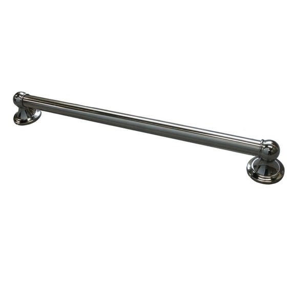 ARISTA 18 in. x 1-1/4 in. 1820 Chrome Decorative Grab Bar