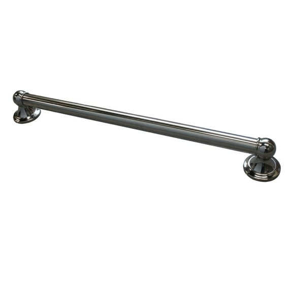 ARISTA 24 in. x 1-1/4 in. Decorative Wall Mounted Grab Bar