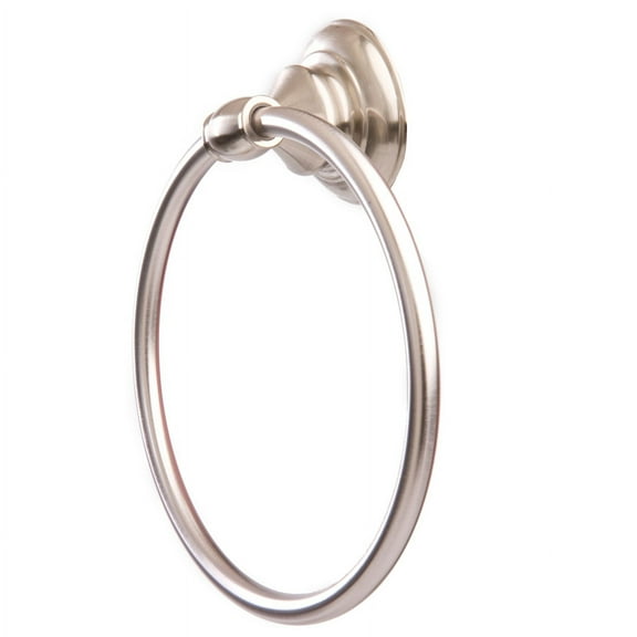 ARISTA Bath Products ARISTA Highlander Collection Wall Mounted Towel Ring Brushed Nickel Finish