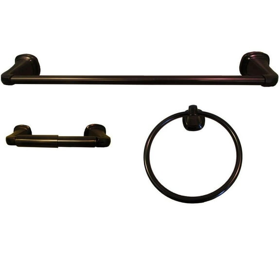 ARISTA Belding Collection 3 Piece Bath Hardware Set in Oil-Rubbed Bronze