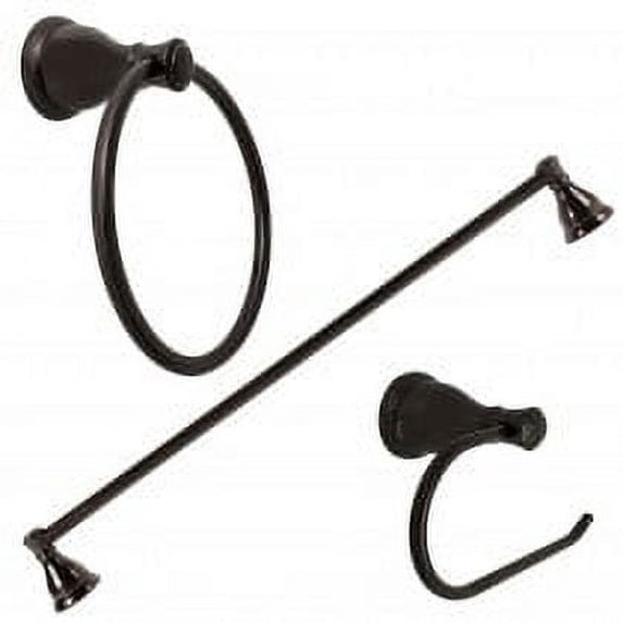 ARISTA Castilla Collection 3-Piece Bathroom Hardware Set in Oil-Rubbed Bronze