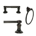 thumbnail image 1 of ARISTA Highlander Collection 3-Piece Bathroom Hardware Set in Oil-Rubbed Bronze, 1 of 6