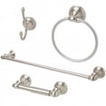 thumbnail image 1 of ARISTA Highlander Collection 4-Piece Bathroom Hardware Set in Satin Nickel, 1 of 8