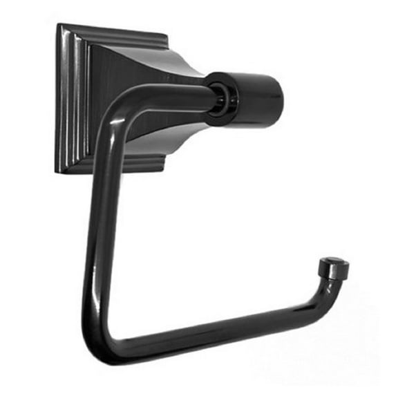 ARISTA Leonard Collection wall mounted Toilet Paper Holder in Matte Black finish
