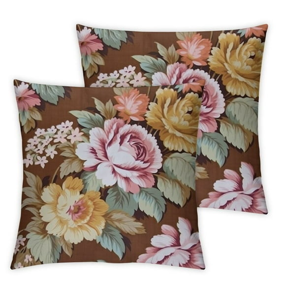 HENGT  2pcs Handmade Heavy Decorative Throw Pillow Covers, Pillow Shams, 45 Color and 19 Size Options,Indoor/Outdoor Pillowcase,Cushion Cover - 2pcs