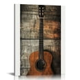 thumbnail image 1 of ARISTURING   Acoustic Guitar Canvas Prints Music Wall Art Retro Guitar Picture Painting Vintage Artwork Home Office Living Room Bedroom Decor Stretched and Framed Ready to Hang 16x20 in, 1 of 5