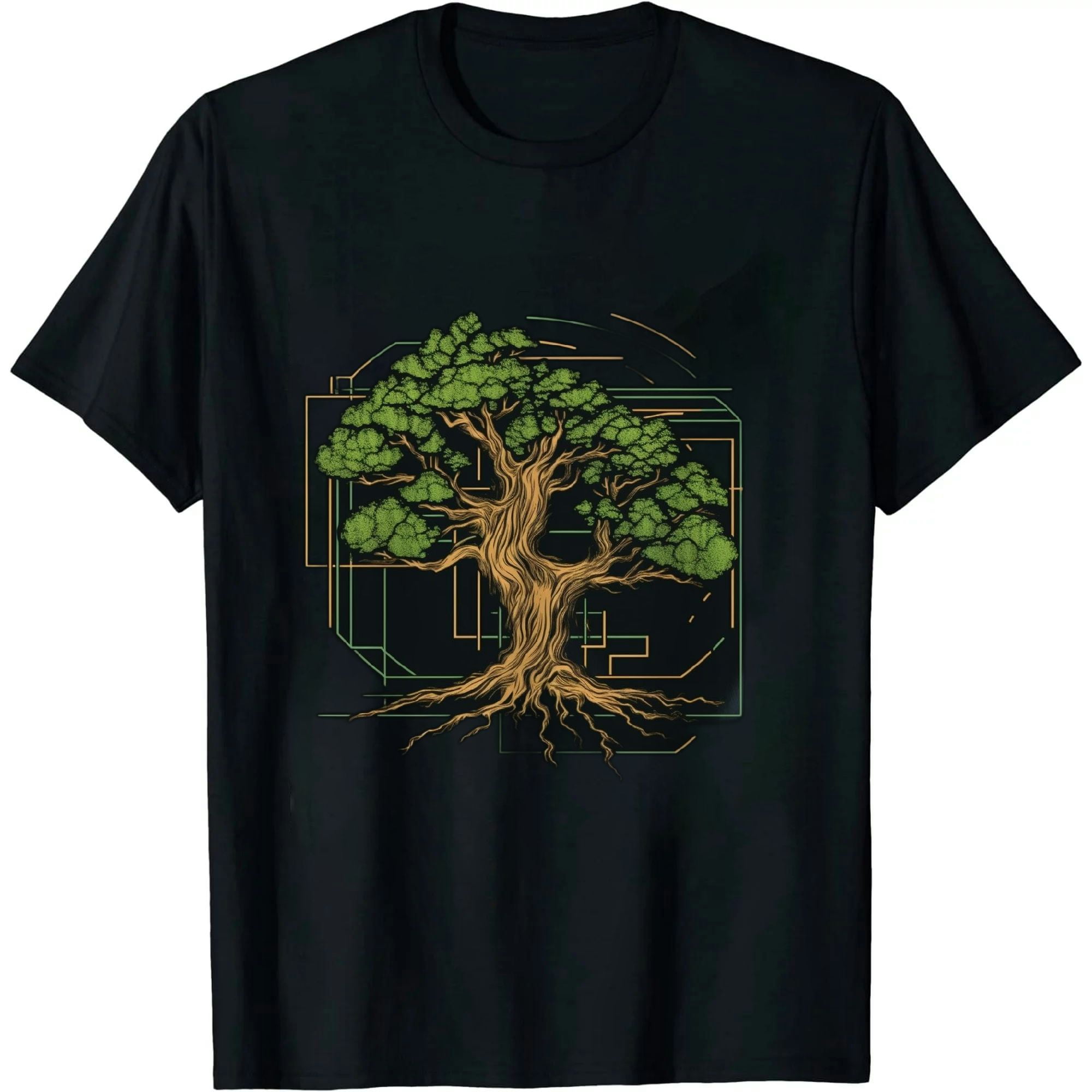 ARISTURING Arborist Gardener Tree World Map Nature Lover Gift T-Shirt ...