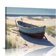 thumbnail image 1 of ARISTURING Beach Pictures Wall Art Farmhouse Bathroom Wall Decor Sailboat Painting Wall Art Ocean Wall Art Coastal Picture Poster Modern Artwork Canvas Prints for Bathroom Living Dining Room, 1 of 4