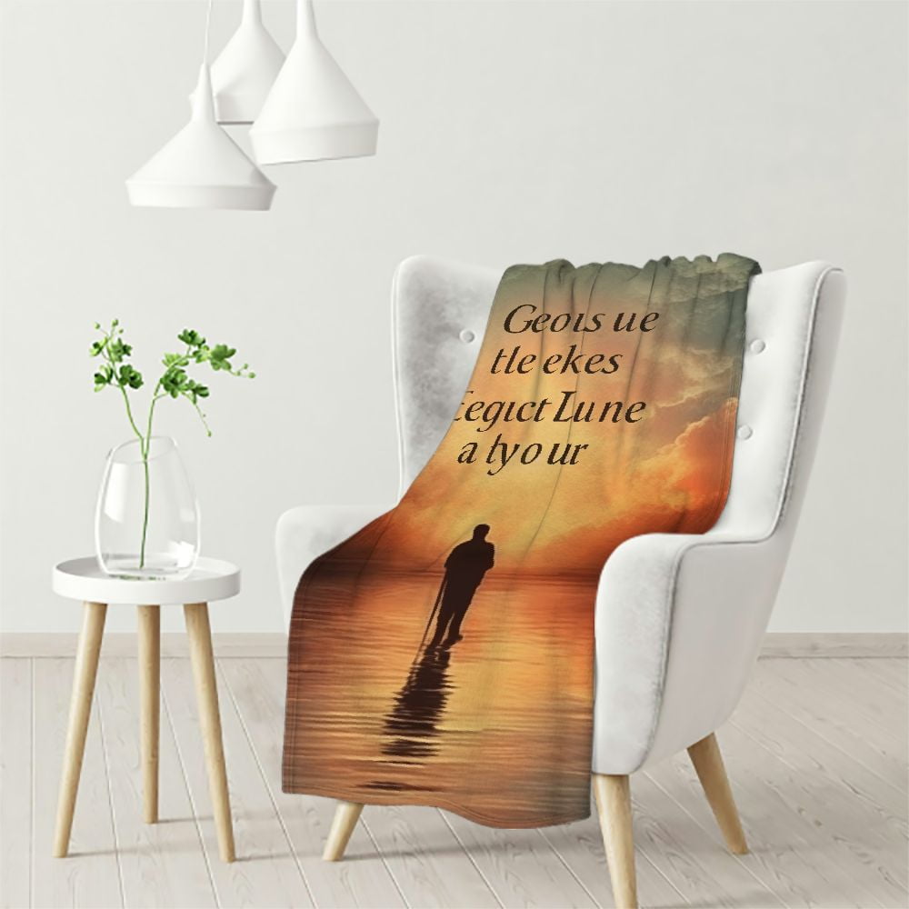 ARISTURING Bible Verse Blanket with Inspirational Thoughts and Prayers Religious Throw Blanket