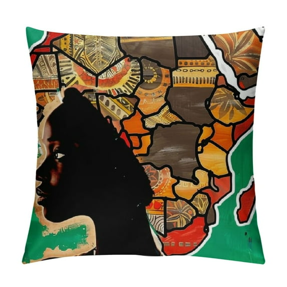 HENGT Black History Month Throw Pillow Covers Afro African American February Heritage Decoration for Bed Couch Sofa Home Decor