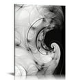 thumbnail image 1 of ARISTURING Black and White Abstract Print Artwork Modern Canvas Painting Wall Art Decor for Living Room Bedroom Bathroom 16x20 inch, 1 of 4