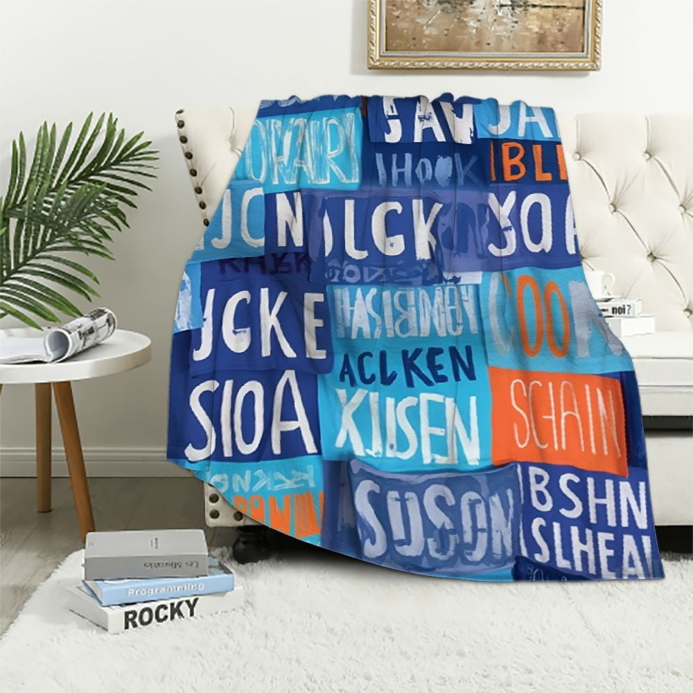 Monogrammed blankets for adults sale