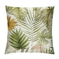 thumbnail image 1 of ARISTURING  Boho Leaves Throw Pillow Covers Tan Palm Leaf Floral Decorative Fall Pillows Soft Cushion Covers for Couch Sofa Bed Home Decor, 1 of 5