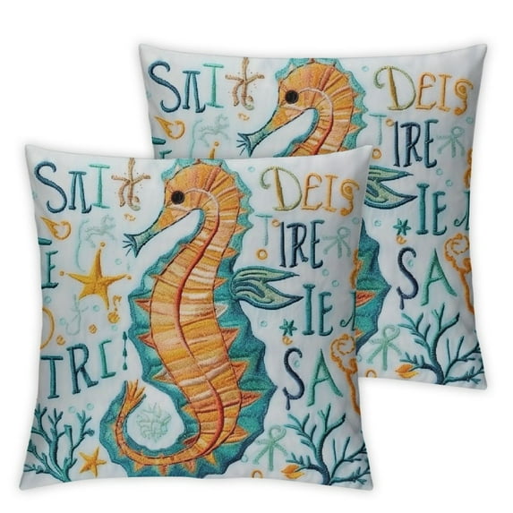 ARISTURING C&F Home Take Me to The Sea Throw Pillow 2pcs