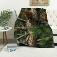 thumbnail image 1 of ARISTURING  Camo Blanket, Camo Gifts for Him/Dad/Husband/Boyfriend, Forest Hunting Camo Throw Blanket, Hunting Gifts for Men, Camo Blanket for Hunting, Realistic Tree Camo Blankets, 1 of 6